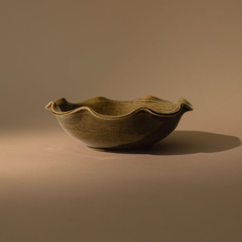 Wave Serving Bowl Serveware Olive 