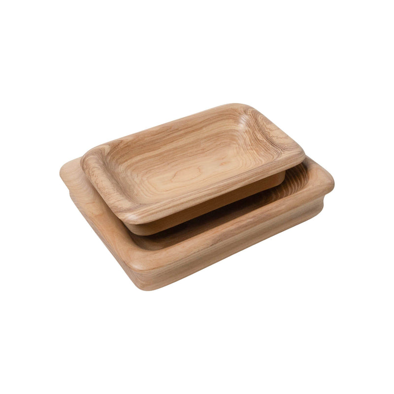 Wood Bowl | Rectangular Nesting Kitchen & Dining 