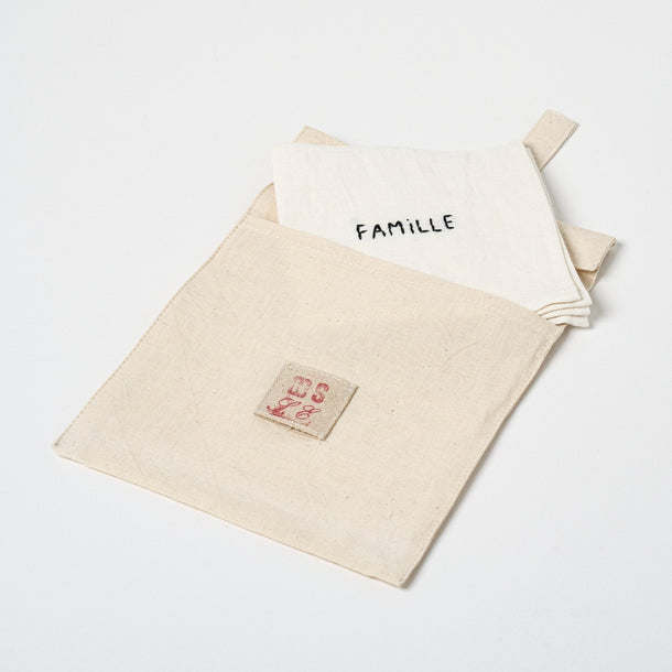 Words for the Table Napkins | Set of 6_Sarah Espeute_201-61-1925-168FamilieOS | Obakki