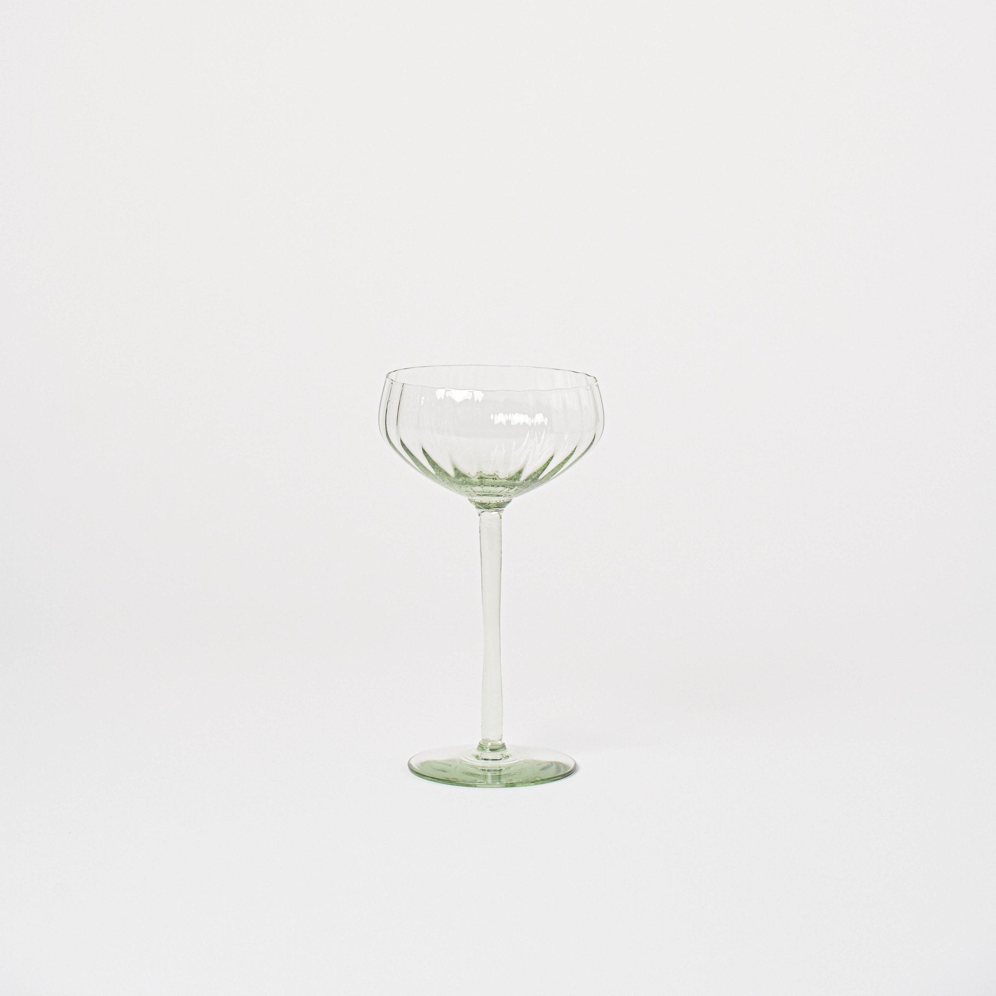 Optic Vulindlela Coupe Glass - Glassware by Ngwenya Glass | Obakki