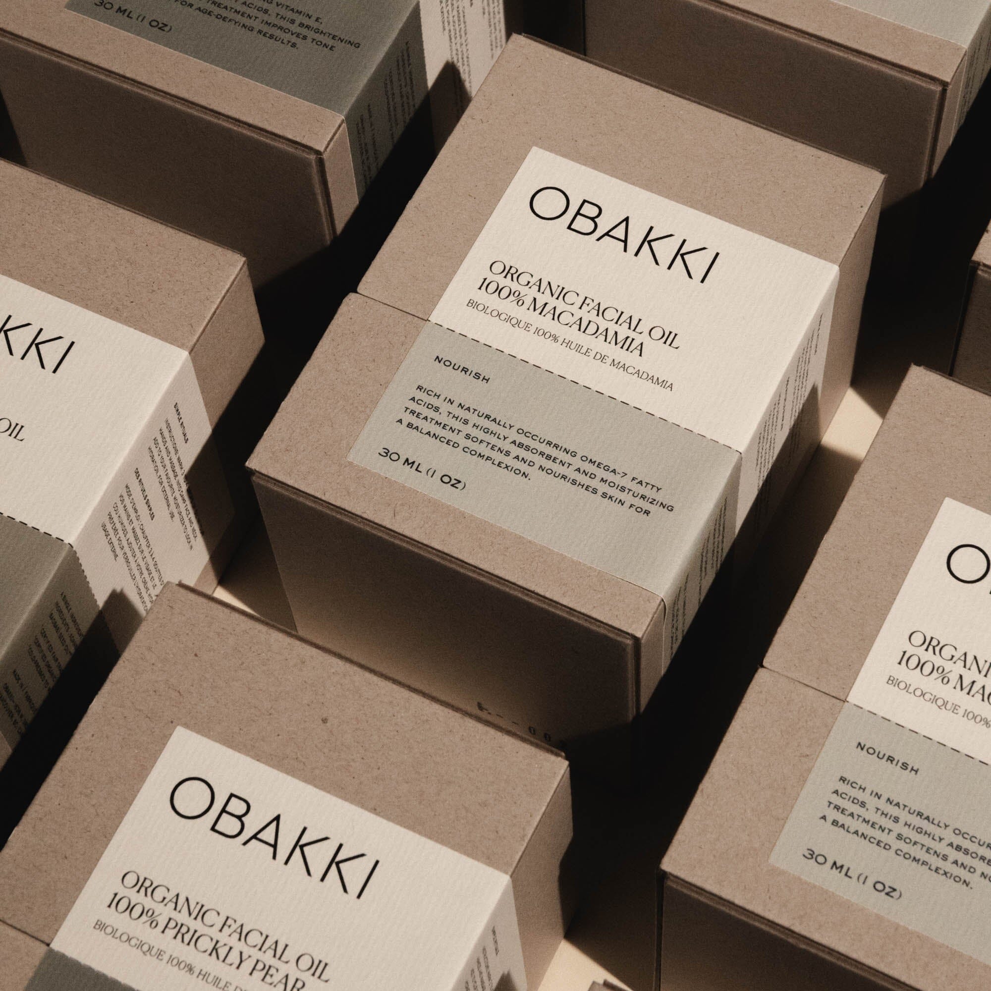 Organic Facial Oil 100% Macadamia_Obakki_201-44-1085-005Mac30 ML | Obakki