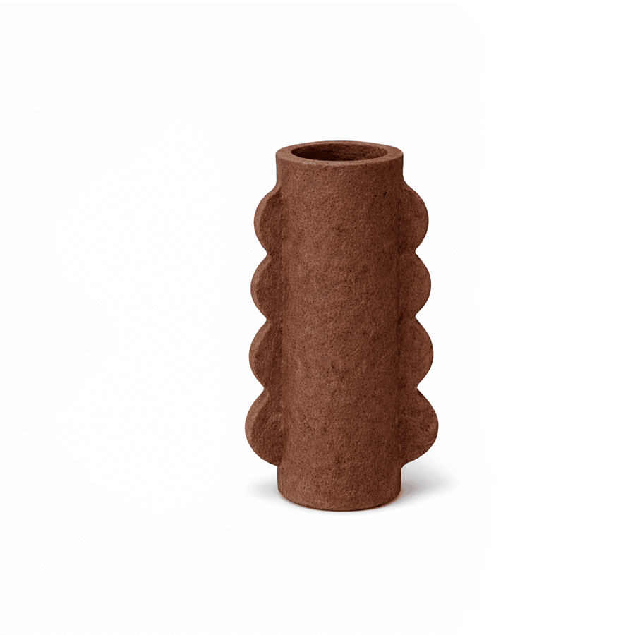 Paper Mache Vase | Ligagasi_Design Network Africa_201-50-1981-193WalnutOS | Obakki