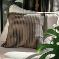 Pebble Weave Cushion Cover | 20"_Candor - Fernanda Mereles_201-60-1746-075Blk/CamelOS | Obakki