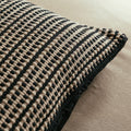 Pebble Weave Cushion Cover | 20"_Candor - Fernanda Mereles_201-60-1746-075Blk/CamelOS | Obakki