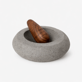 Puebla Mortar and Pestle_Ayres_201-71-0378-156-Volcanic Stone-O/S | Obakki
