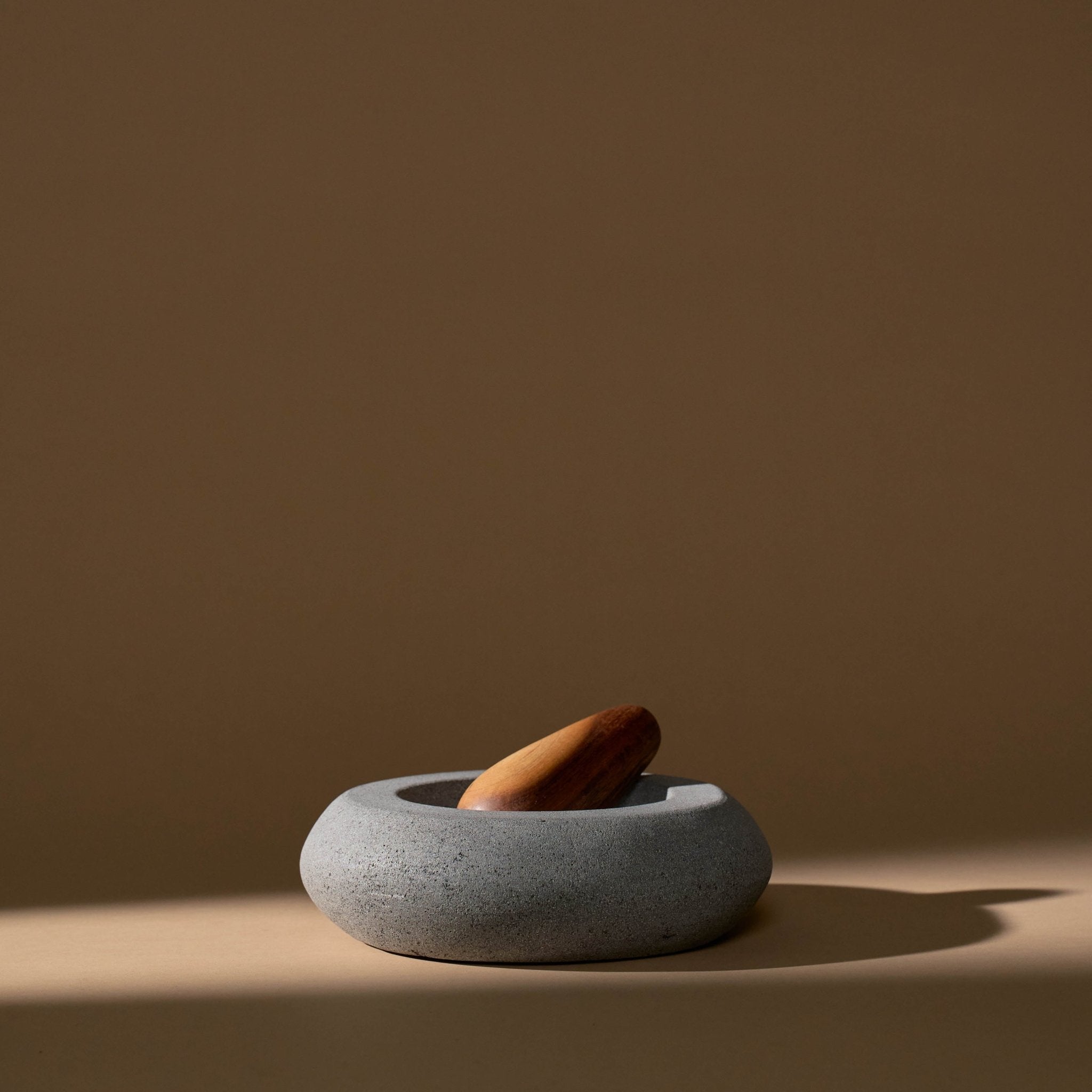 Puebla Mortar and Pestle_Ayres_201-71-0378-156-Volcanic Stone-O/S | Obakki