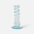 Recycled Glass Candle Holder | Spiral_Herat Glass_201-71-2103-809ClearOS | Obakki