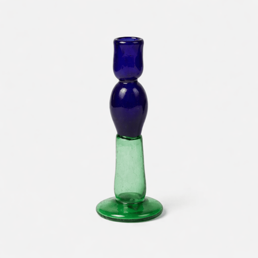 Recycled Glass Candle Holder | Stack_Herat Glass_ | Obakki