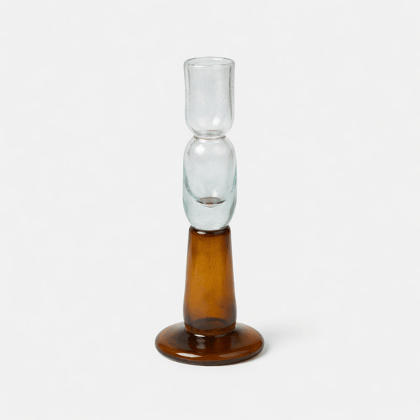 Recycled Glass Candle Holder | Stack_Herat Glass_ | Obakki