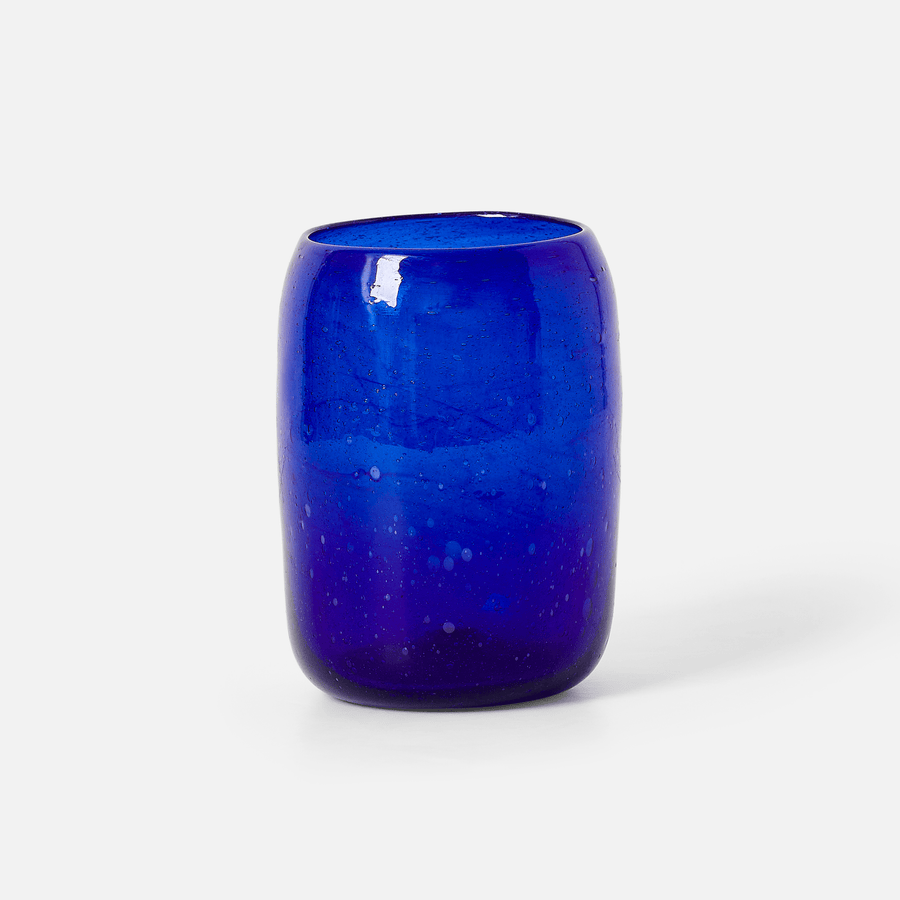 Recycled Glass Rounded Tumblers_Herat Glass_201-71-2096-809Lapis BlueOS | Obakki