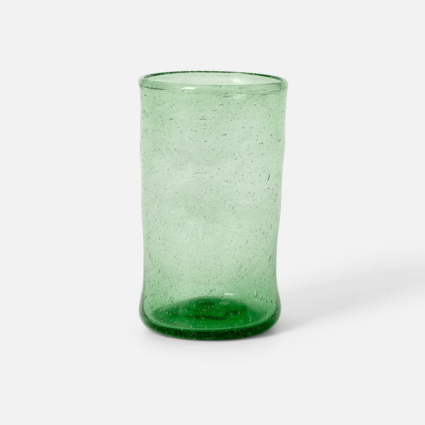 Recycled Glass Tall Tumblers_Herat Glass_201-71-2098-809JDGRNOS | Obakki