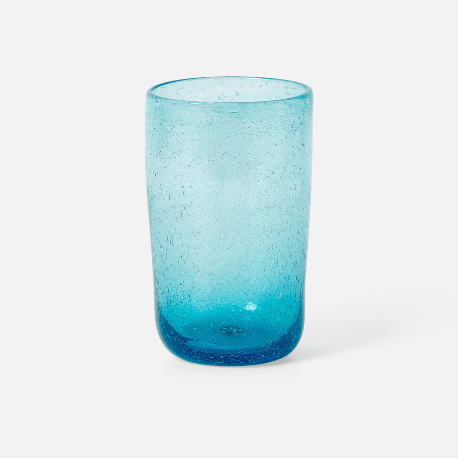 Recycled Glass Tall Tumblers_Herat Glass_201-71-2098-809TURQOS | Obakki