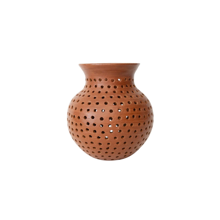 Red Clay Pichancha Vase_Macrina_201-54-1728-168CLAYOS | Obakki