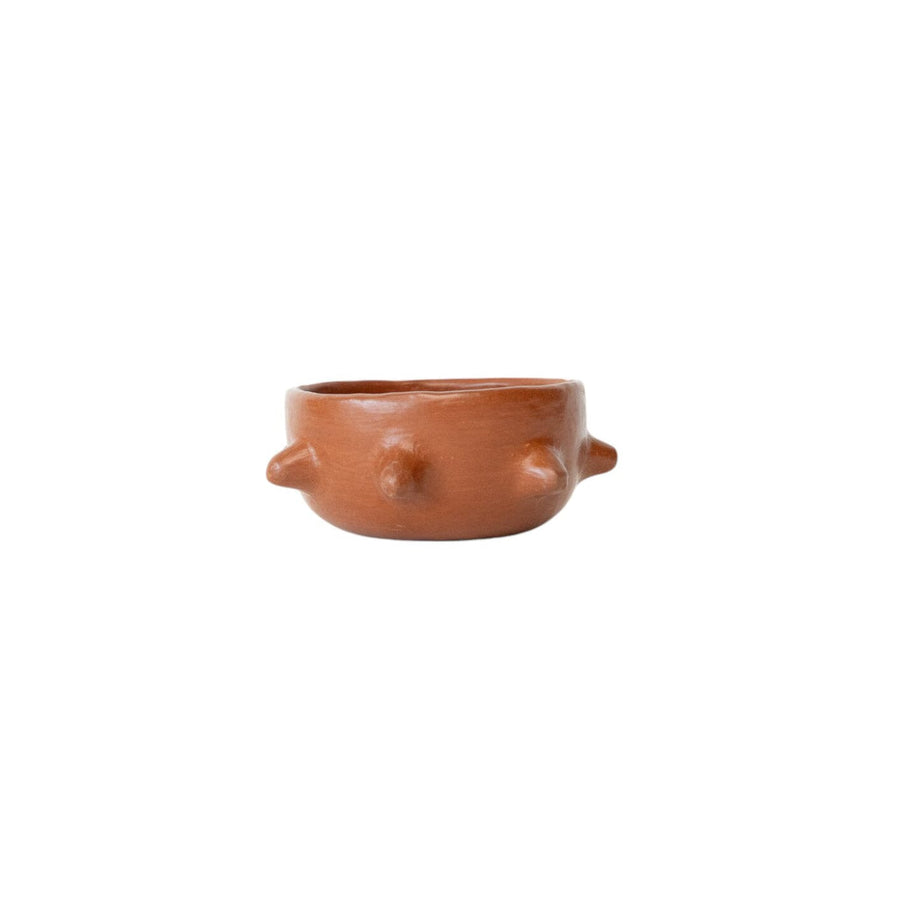 Red Clay Spiked Sauce Bowl_Macrina_201-54-1725-168CLAYOS | Obakki