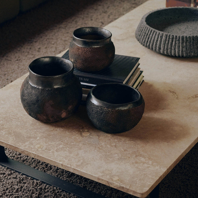 Rounded Earthenware Bowl | L - Pots & Planters by Akiliba | Obakki