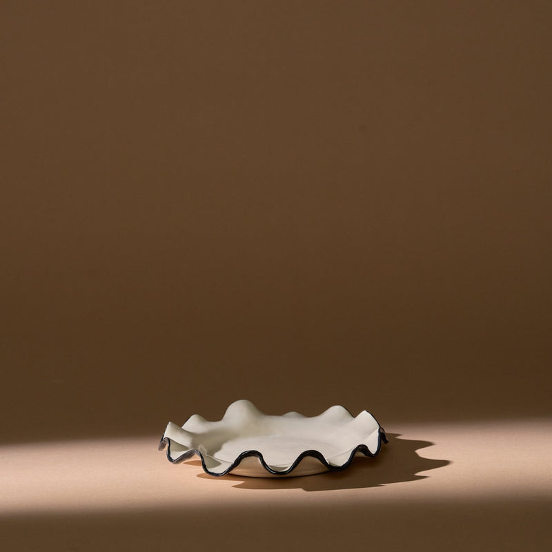 Ruffle Bread Plate - Candles & Incense by Nathalee Paolinelli | Obakki