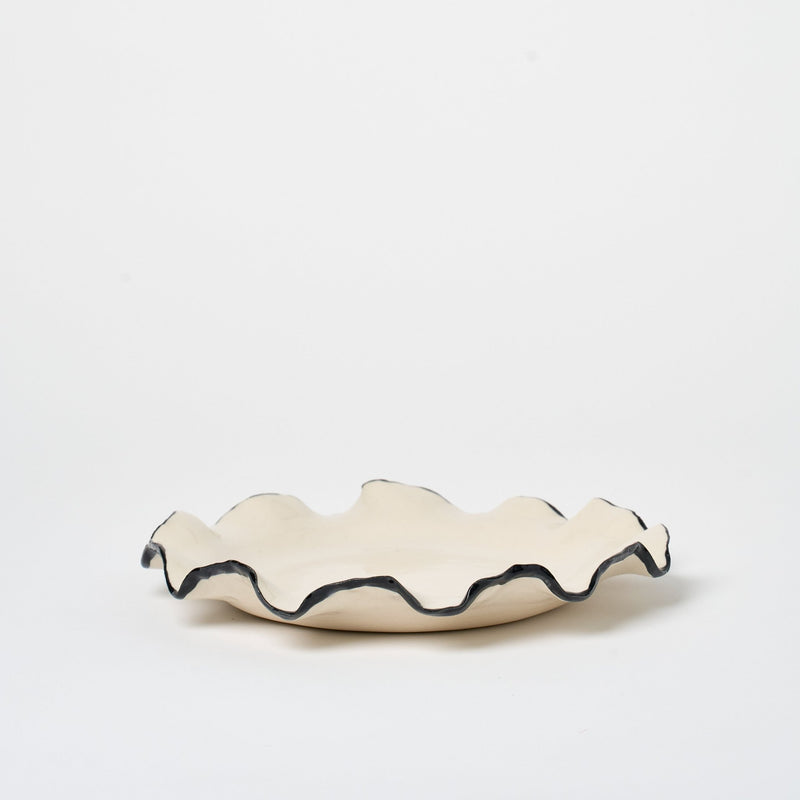 Ruffle Diner Plate - Candles & Incense by Nathalee Paolinelli | Obakki