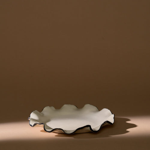 Ruffle Diner Plate - Candles & Incense by Nathalee Paolinelli | Obakki