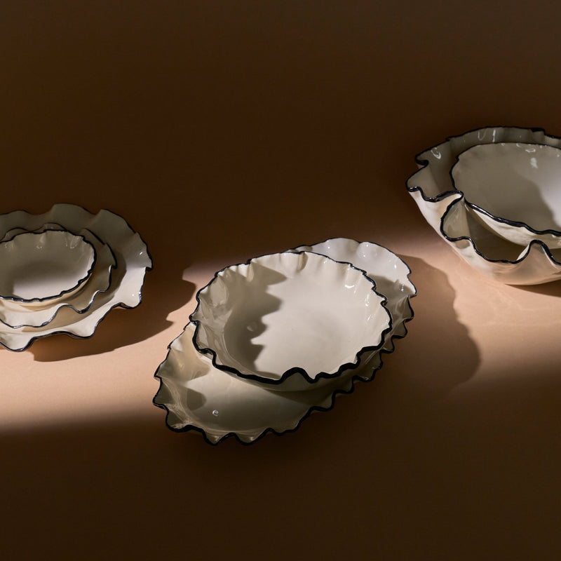 Ruffle Pasta Bowl - Candles & Incense by Nathalee Paolinelli | Obakki