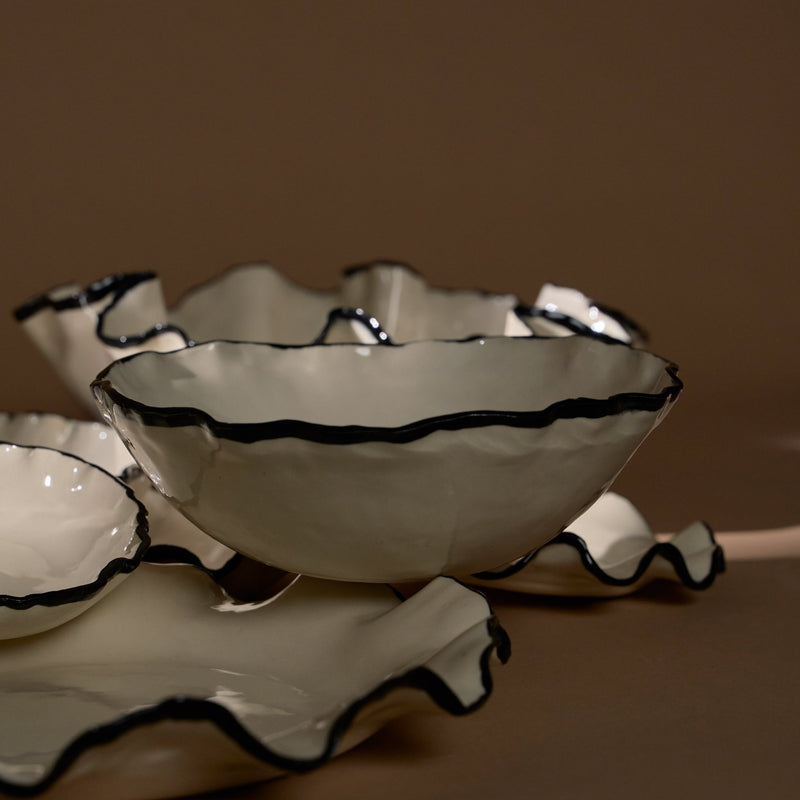 Ruffle Snack Bowl - Candles & Incense by Nathalee Paolinelli | Obakki