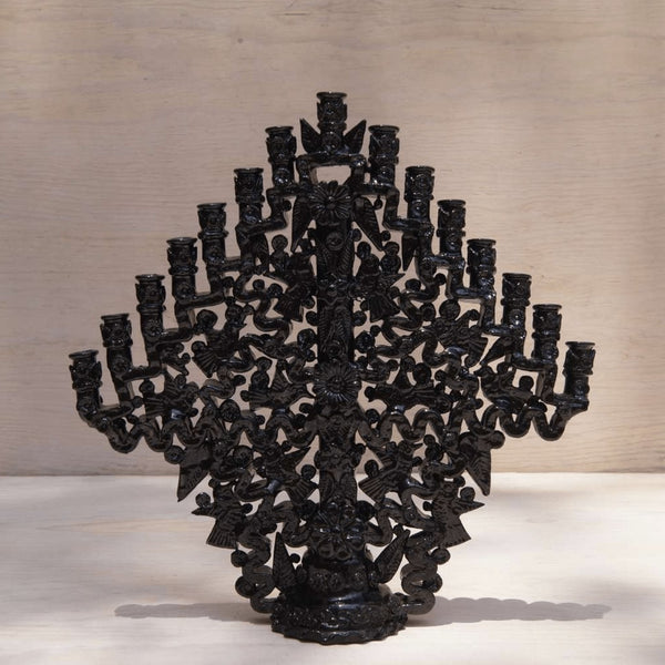 Santa Fe Candelabra - Drinkware by Huáncito, Chilchota, Michoachan | Obakki