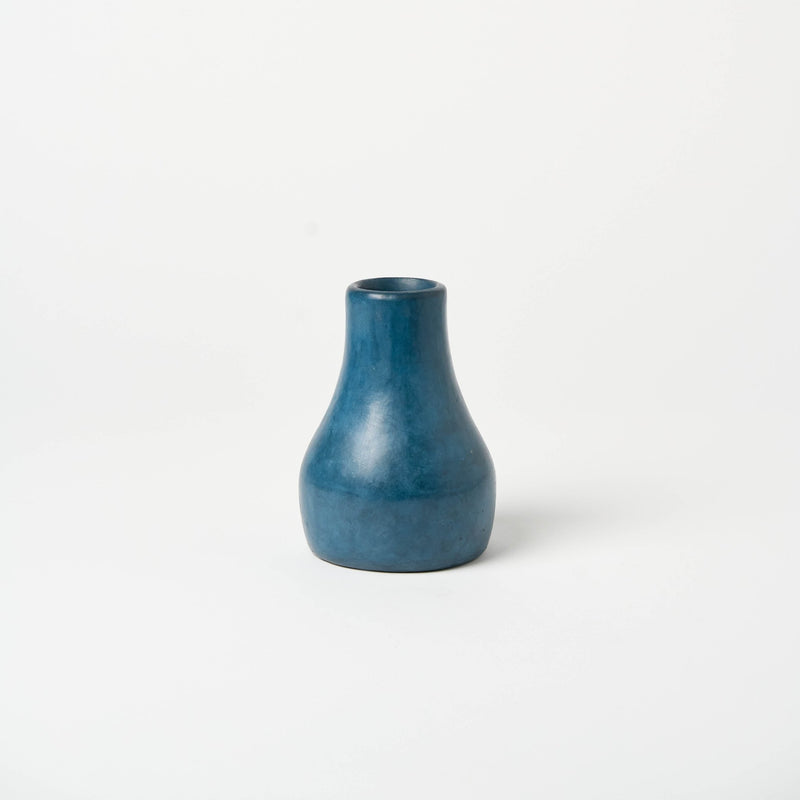 Small Kouba Tadelakt Vase | Azure - Vases + Planters by The Tadelakt Atelier | Obakki