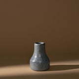 Small Kouba Tadelakt Vase | Blue Grey - Vases + Planters by The Tadelakt Atelier | Obakki