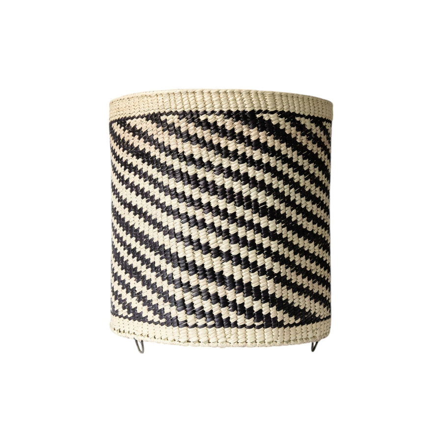 Striped Planter Baskets_AC Palma_201-30-1680-151Black/Natural StripesSmall | Obakki