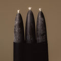 Taper Candle Set of 3 | Unscented Black_Tanya Gabrielle_201-41-1759.3-138BlackOS | Obakki