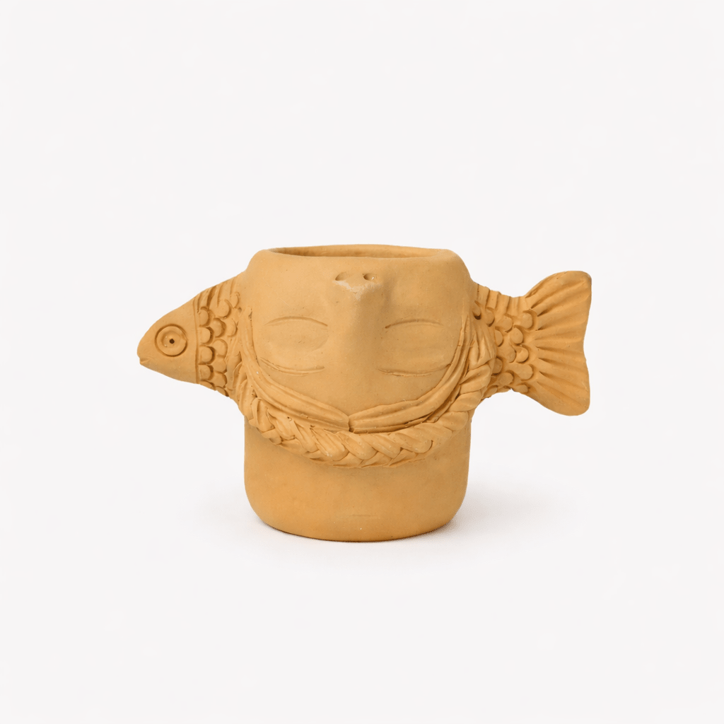 Terracotta Fish Planter | Tall_Jose Garcia_201-72-1461-167CLAYS | Obakki
