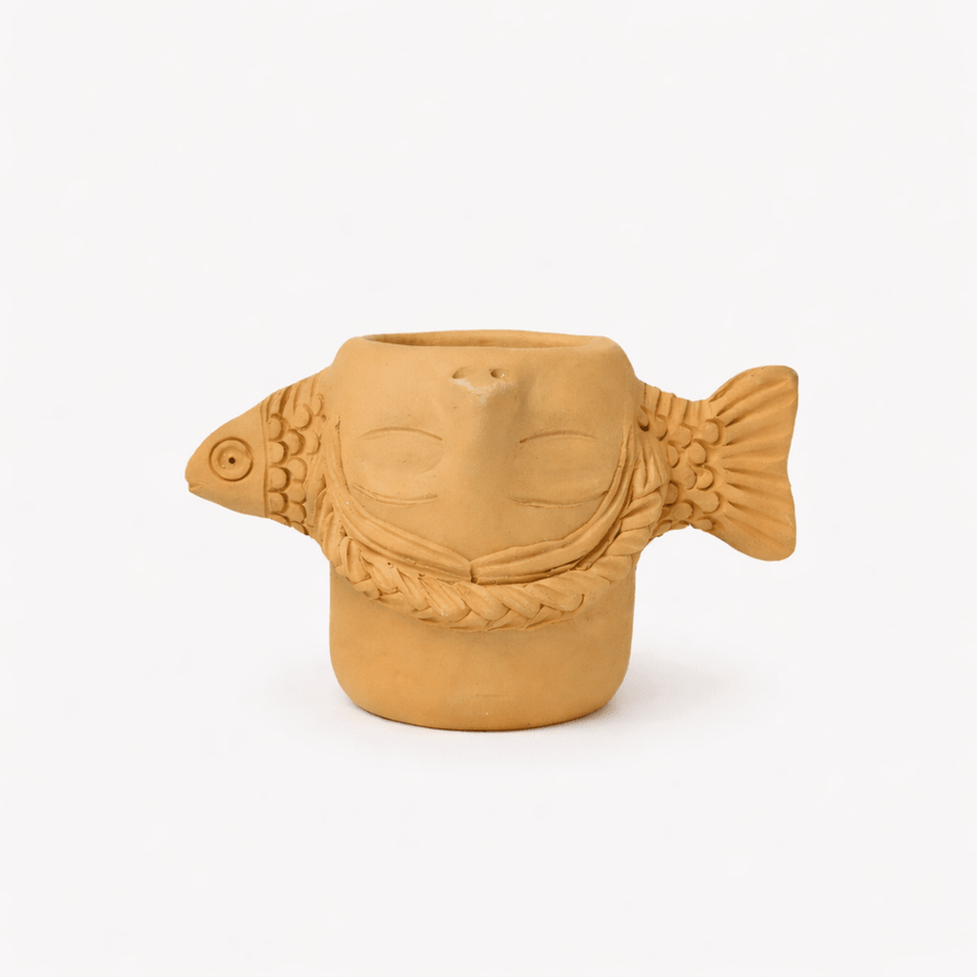 Terracotta Fish Planter | Tall_Jose Garcia_201-72-1461-167CLAYS | Obakki