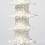 Torn Tier Candle Stand | Cream Lichen - Candles & Incense by Nathalee Paolinelli | Obakki