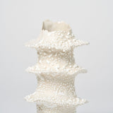 Torn Tier Candle Stand | Cream Lichen - Candles & Incense by Nathalee Paolinelli | Obakki