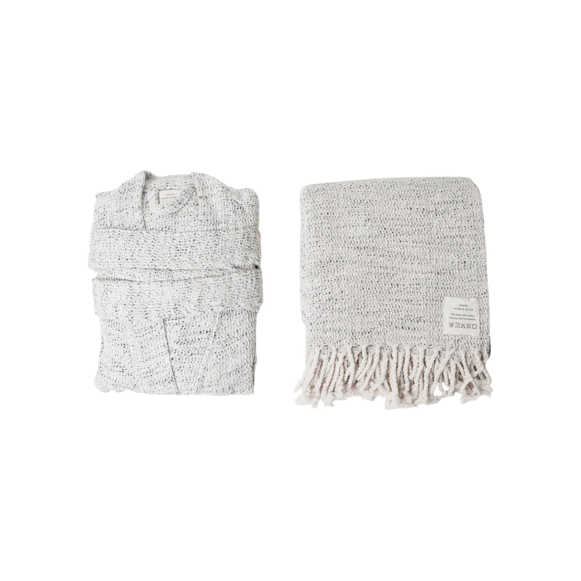 Turkish Linen Bath Set_Mizar & Alcor_201-60-1122-171GRYS | Obakki