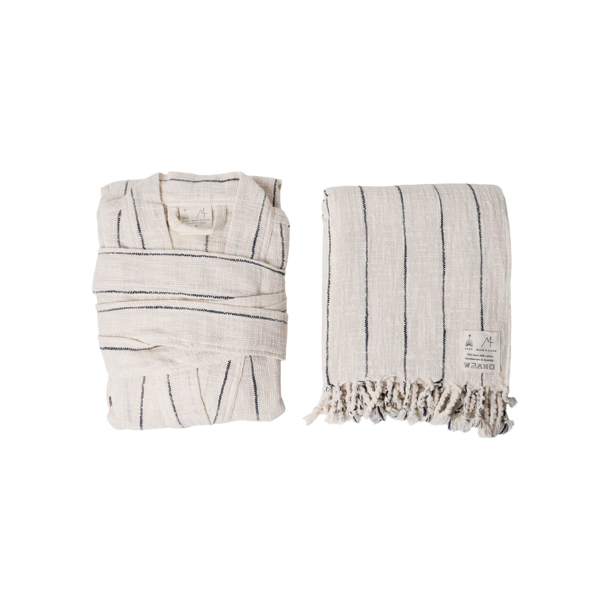 Turkish Linen Bath Set_Mizar & Alcor_201-60-1122-171SuroS | Obakki