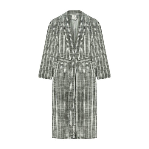 Turkish Linen Robe | Basil Robes Mizar & Alcor Obakki