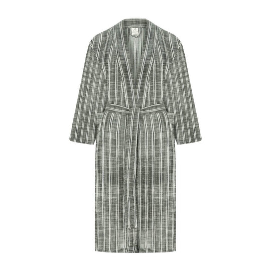 Turkish Linen Robe | Basil_Mizar & Alcor_201-60-1429-171BASILS | Obakki