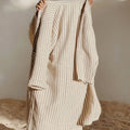 Turkish Linen Robe | Grey Stripe_Mizar & Alcor_201-60-1033-171GRYSTRIPE-S | Obakki