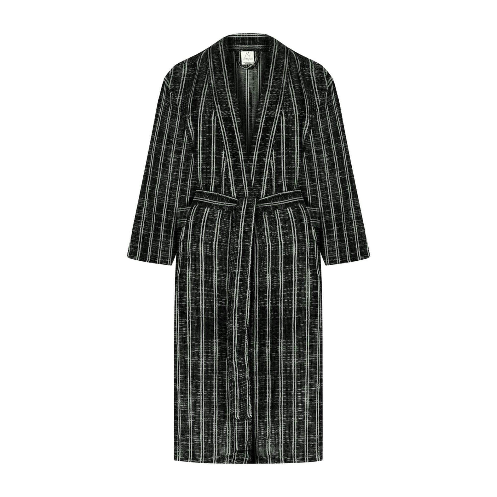 Turkish Linen Robe | Notte_Mizar & Alcor_201-60-1426-171NOTTES | Obakki