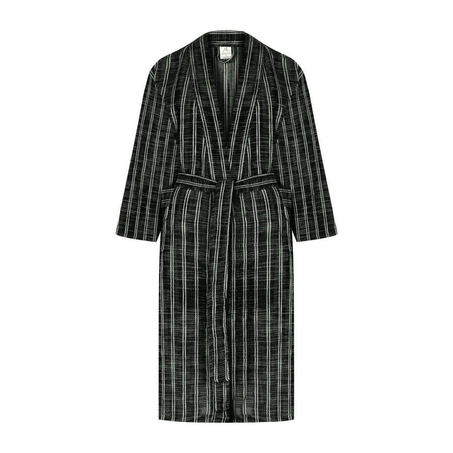 Turkish Linen Robe | Notte_Mizar & Alcor_201-60-1426-171NOTTES | Obakki