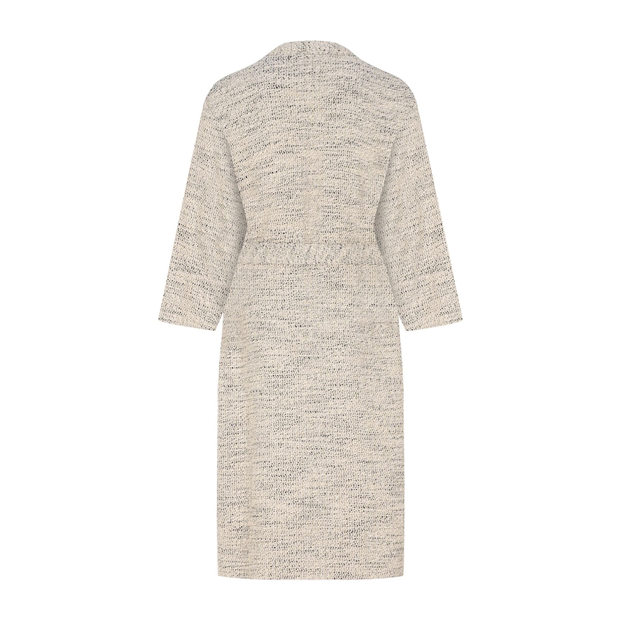 Turkish Linen Robe | Speckled Grey_Mizar & Alcor_201-60-1259-171GRYS | Obakki
