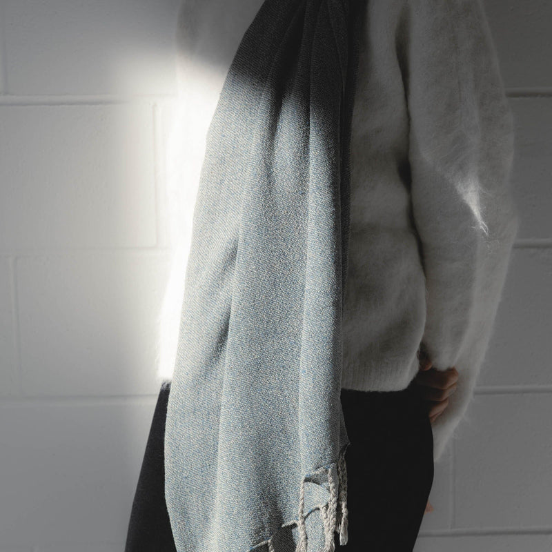 Turkish Silk Scarf | Blue Scarves Mizar & Alcor Obakki