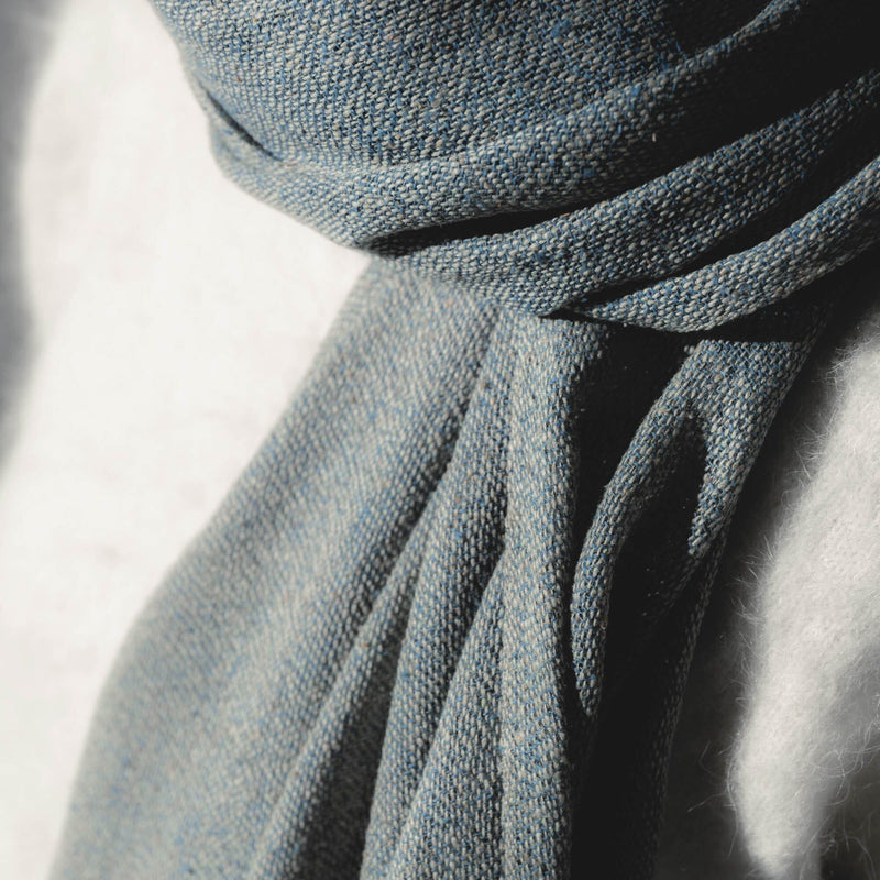 Turkish Silk Scarf | Blue Scarves Mizar & Alcor Obakki