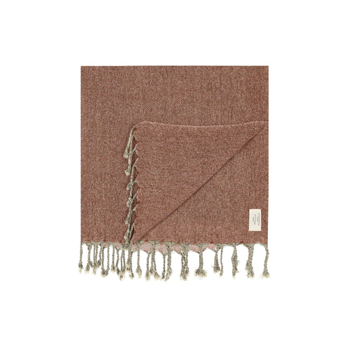 Turkish Silk Scarf | Burnt Red Scarves Mizar & Alcor Obakki