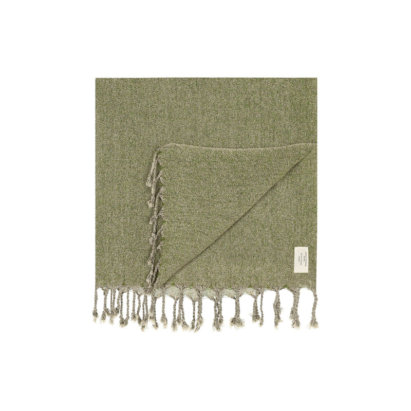 Turkish Silk Scarf | Green Scarves Mizar & Alcor Obakki