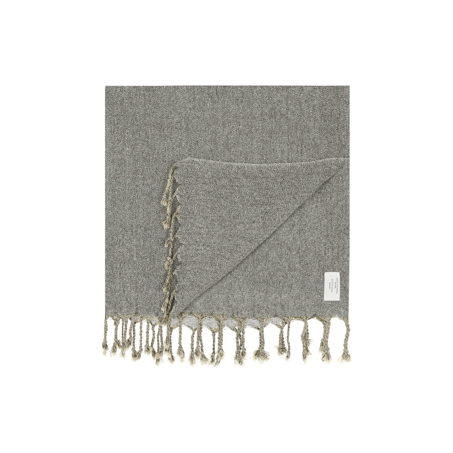 Turkish Silk Scarf | Grey_Mizar & Alcor_201-60-1414-171GreyOS | Obakki