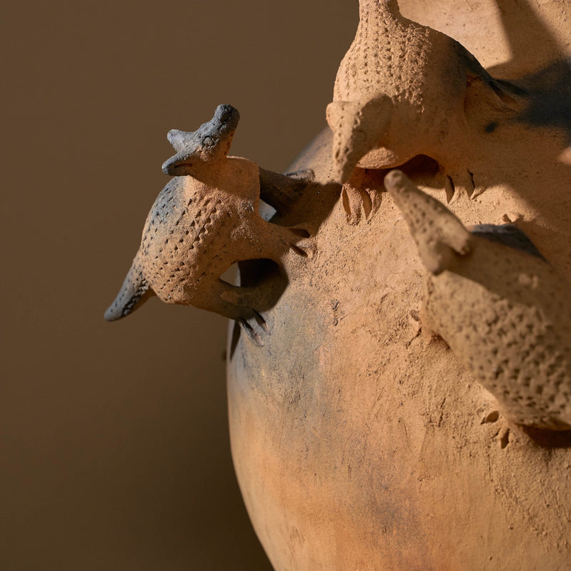 Veladores del Maiz Clay Vase - Vases by San Pedro Zipajo | Obakki