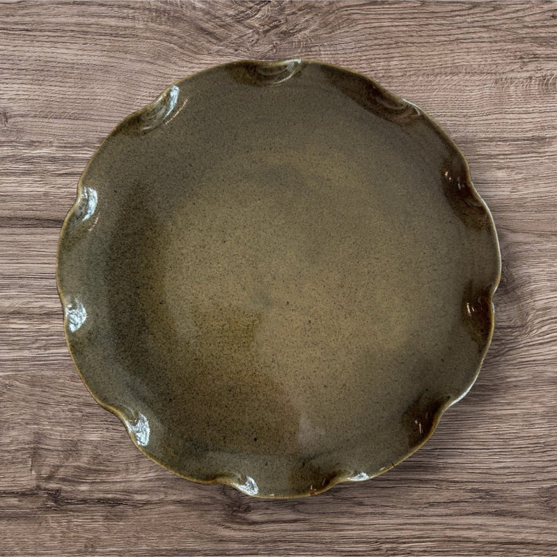 Wave Dinner Plate Serveware EnCrudo Obakki