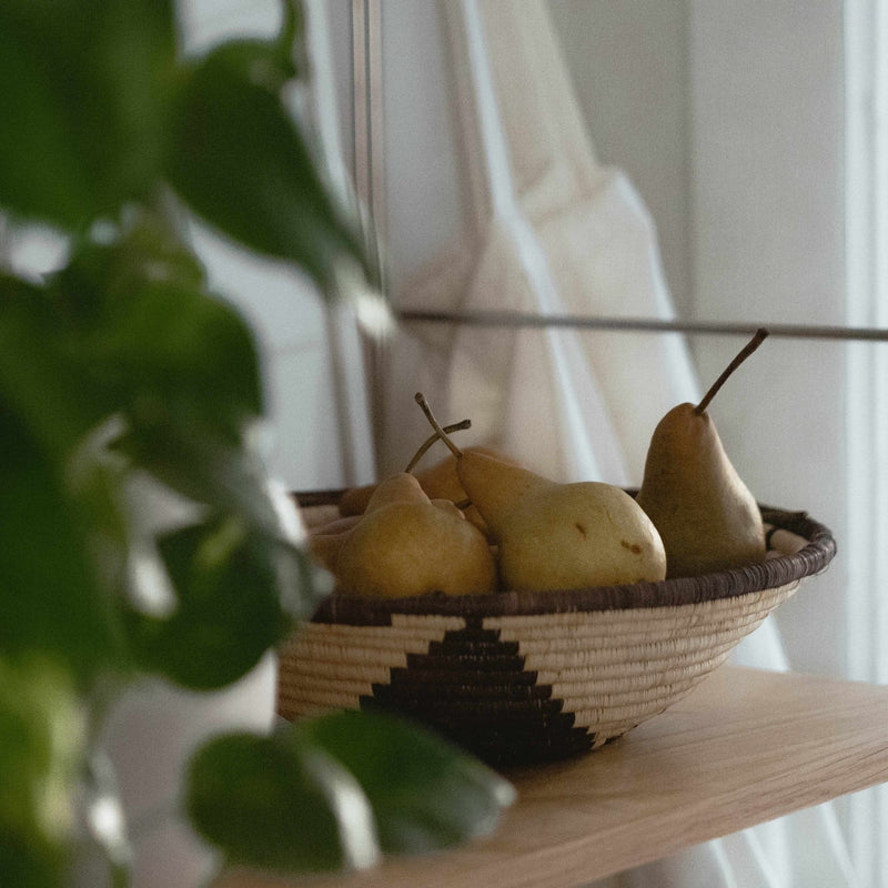 Wide Woven Bowl | Pointed Star - Baskets by Kasese | Obakki