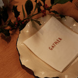 Words for the Table Napkins | Set of 6 - Table Linens by Sarah Espeute | Obakki